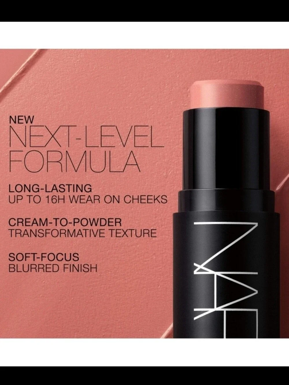 NARS The Multiple Soft Blur Blush Stick in Hot Take NEW!
